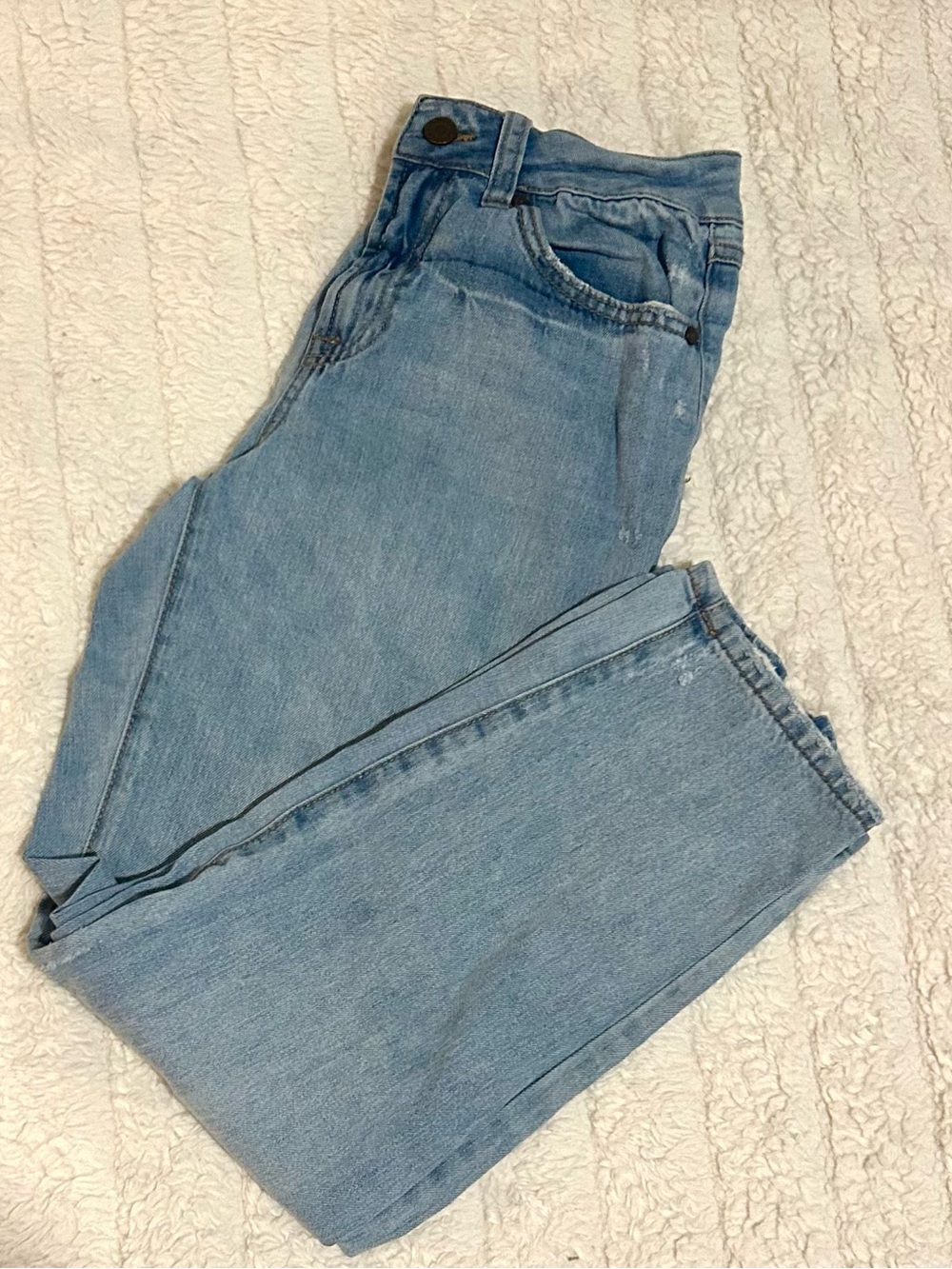 Sincerely Jules Light Blue Women’s High-Rise Straight Jeans